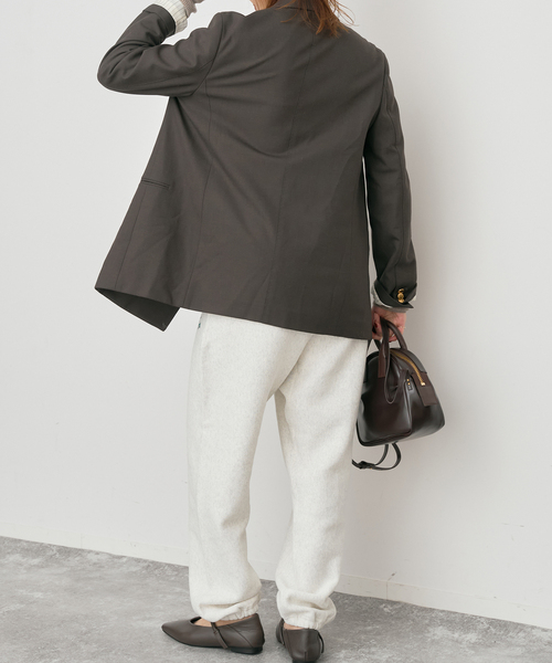 Spick & Span（スピックアンドスパン）の「Champion/チャンピオン REVERSE WEAVE スウェットパンツ（スウェットパンツ・レディース・グレー/ネイビー・MEDIUM）」の9枚目の写真