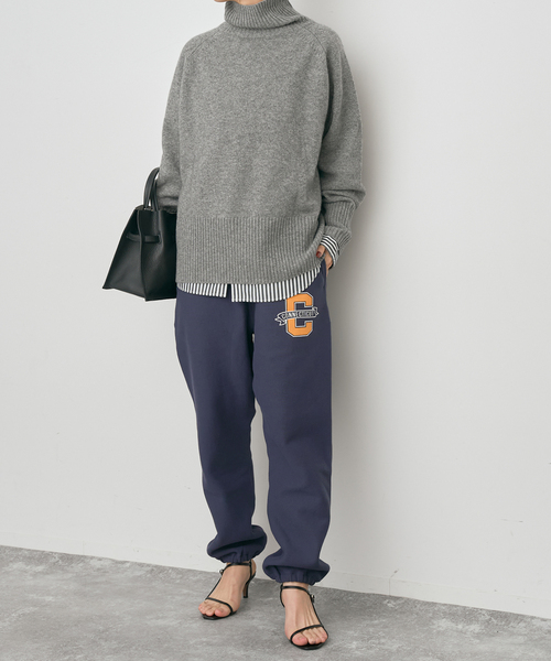 Spick & Span（スピックアンドスパン）の「Champion/チャンピオン REVERSE WEAVE スウェットパンツ（スウェットパンツ・レディース・グレー/ネイビー・MEDIUM）」の13枚目の写真