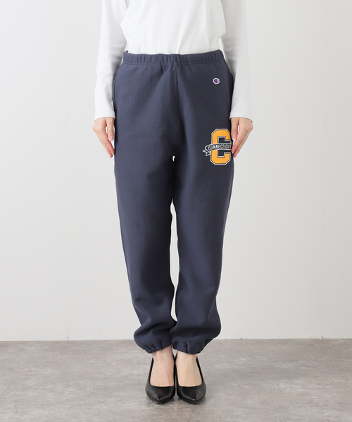 Spick & Span（スピックアンドスパン）の「Champion/チャンピオン REVERSE WEAVE スウェットパンツ（スウェットパンツ・レディース・グレー/ネイビー・MEDIUM）」の16枚目の写真