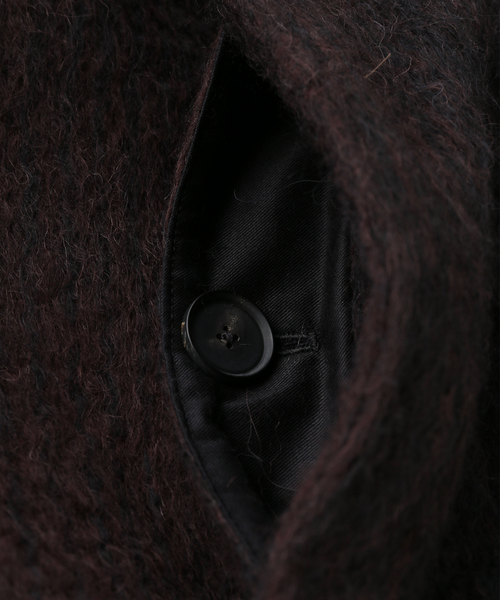 SEEALL(シーオール)の「【SEEALL/シーオール】 BALCOLLAR COAT:コート(その他アウター・レディース・ブラウン・MEDIUM)」の6枚目の写真