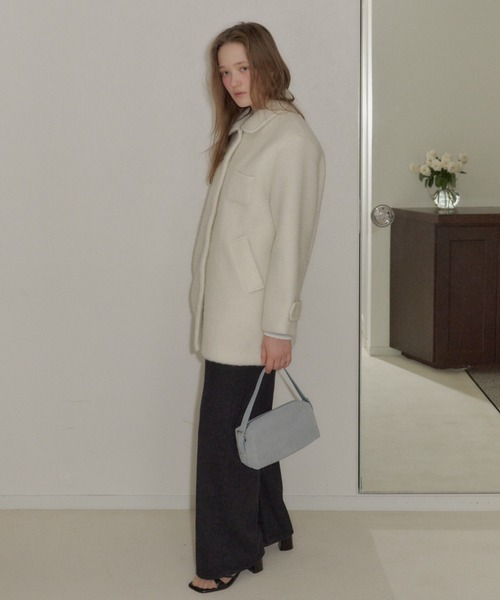 GIUNON(ジウノン)の「adjustable square bag / アジャスタブルスクエアバッグ(ハンドバッグ・レディース・ブラウン/ブラック/オリーブ/ブルー・FREE)」の20枚目の写真