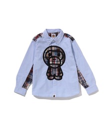A BATHING APE | BABY MILO PATCH OXFORD BD SHIRT(シャツ/ブラウス)