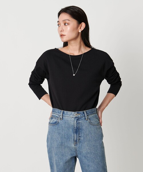 ＜MARW UNITED ARROWS＞ボートネック ロングスリーブ カットソー