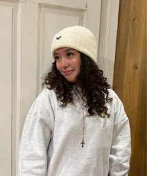 ROXY（ロキシー）の「HEART BEANIE ロキシーチャクラロゴニットキャップ・ビーニー（ニットキャップ/ビーニー）」