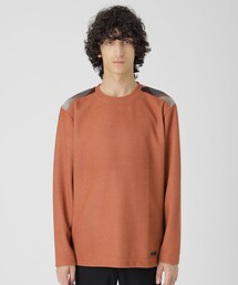 BLACK LABEL CRESTBRIDGE（ブラックレーベル・クレストブリッジ）の「ショルダーチェックニットソー（Tシャツ/カットソー）」