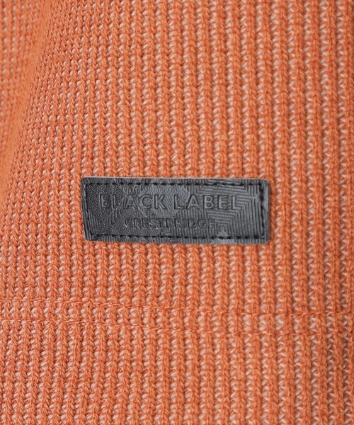 BLACK LABEL CRESTBRIDGE(ブラックレーベル・クレストブリッジ)の「ショルダーチェックニットソー(Tシャツ/カットソー・メンズ・ブラック/ネイビー/グレー系その他/オフホワイト/オレンジ系その他3・M/XL/L)」の7枚目の写真