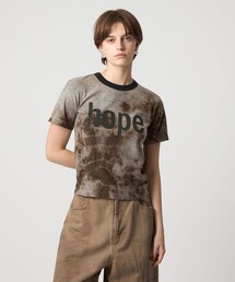 FilMelange | ＜FilMelange for ASTRAET＞ムラ プリント リンガーTシャツ(Tシャツ/カットソー)