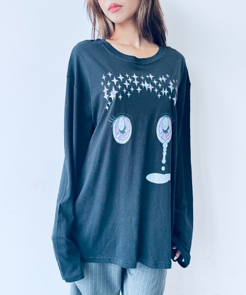 セール】【星明かりに照らされたまなざし】ロングTシャツ（Tシャツ