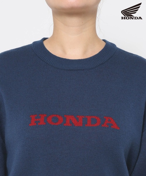 FOUND GOOD(ファウンドグッド)の「【HONDA】W/ニットプルオーバー/31035181(ニット/セーター・レディース・レッド系5/ネイビー・L/M/S)」の4枚目の写真
