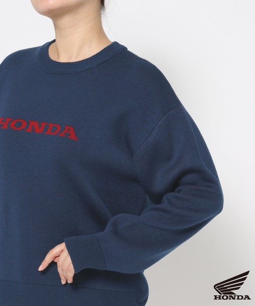 FOUND GOOD(ファウンドグッド)の「【HONDA】W/ニットプルオーバー/31035181(ニット/セーター・レディース・レッド系5/ネイビー・L/M/S)」の3枚目の写真