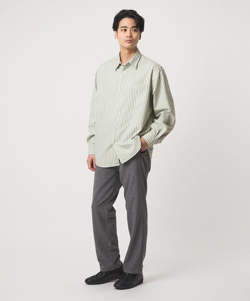 green label relaxing(グリーンレーベルリラクシング)の「TRフラノ パターン ジャストルーズ レギュラーカラー シャツ(シャツ/ブラウス・メンズ・ネイビー/ケリーグリーン/ライトグレー・XL/L/M/S)」の13枚目の写真
