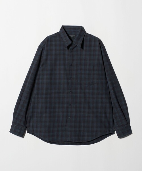 green label relaxing(グリーンレーベルリラクシング)の「TRフラノ パターン ジャストルーズ レギュラーカラー シャツ(シャツ/ブラウス・メンズ・ネイビー/ケリーグリーン/ライトグレー・XL/L/M/S)」の19枚目の写真