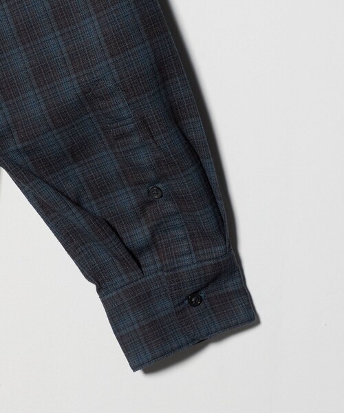 green label relaxing(グリーンレーベルリラクシング)の「TRフラノ パターン ジャストルーズ レギュラーカラー シャツ(シャツ/ブラウス・メンズ・ネイビー/ケリーグリーン/ライトグレー・XL/L/M/S)」の22枚目の写真