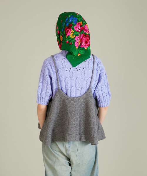 crinkle crinkle crinkle（クリンクルクリンクルクリンクル）の「【crinkle crinkle crinkle】wool mix lingerie cami/ウールミックスランジェリーキャミ（キャミソール・レディース・グレー/チャコールグレー・FREE）」の16枚目の写真