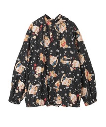 KARL HELMUT | 三つ子のくま冬支度プリントフードブラウス(シャツ/ブラウス)