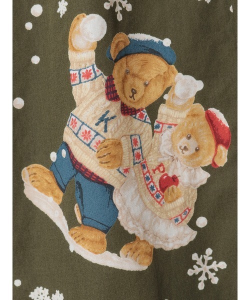 KARL HELMUT（カールヘルム）の「三つ子のくま冬支度プリントフード