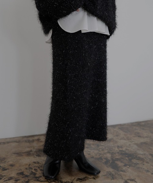 hellam(へラム)の「ニットスカート(スカート・レディース・ホワイト・FREE)」の3枚目の写真