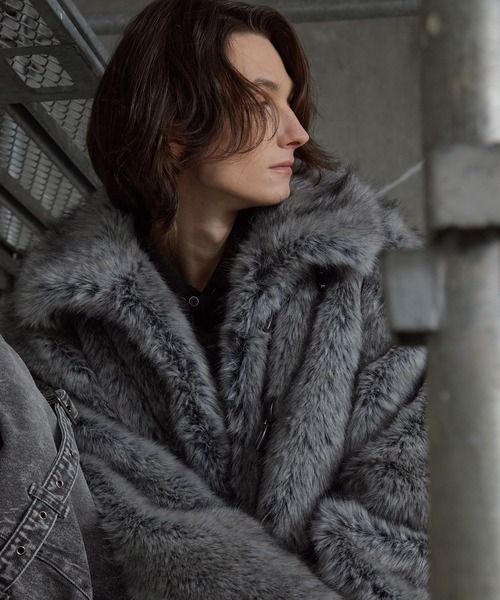 Spielio メタルビットフェイクファージャケット【S】 Spielio