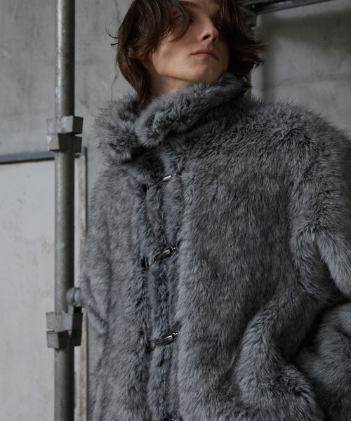 Spielio（シュピーリオ）の「【Spielio】Metal bit faux fur jacket