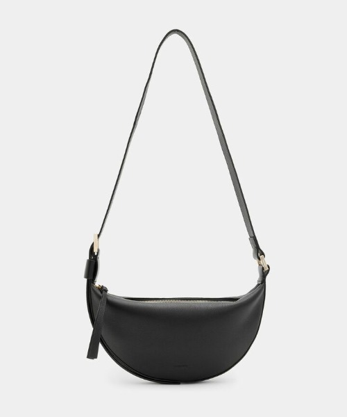 ALLSAINTS(オールセインツ)の「ALLSAINTS HALF MOON XBODY(ショルダーバッグ・レディース・ブラック・FREE)」の1枚目の写真