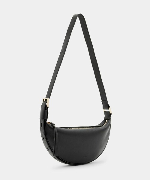 ALLSAINTS(オールセインツ)の「ALLSAINTS HALF MOON XBODY(ショルダーバッグ・レディース・ブラック・FREE)」の4枚目の写真