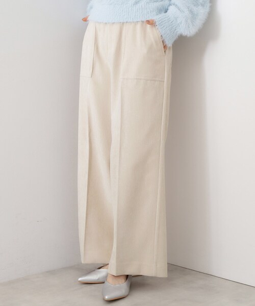 THE SHOP TK (ザ ショップ ティーケー )の「クラッシュベロアベーカーパンツ(その他パンツ・レディース・アイボリー/スミクロ/ダークブラウン・12/13)」の1枚目の写真