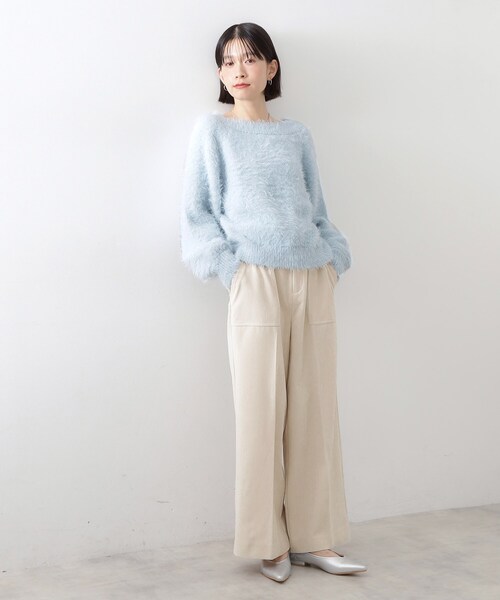 THE SHOP TK (ザ ショップ ティーケー )の「クラッシュベロアベーカーパンツ(その他パンツ・レディース・アイボリー/スミクロ/ダークブラウン・12/13)」の13枚目の写真