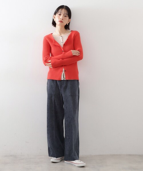 THE SHOP TK (ザ ショップ ティーケー )の「クラッシュベロアベーカーパンツ(その他パンツ・レディース・アイボリー/スミクロ/ダークブラウン・12/13)」の17枚目の写真