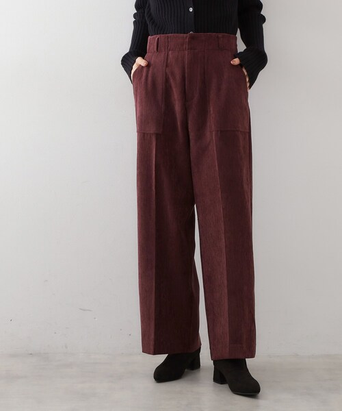 THE SHOP TK (ザ ショップ ティーケー )の「クラッシュベロアベーカーパンツ(その他パンツ・レディース・アイボリー/スミクロ/ダークブラウン・12/13)」の19枚目の写真