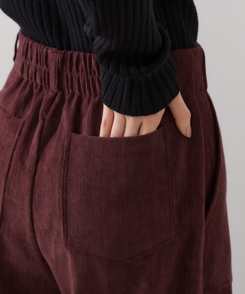 THE SHOP TK (ザ ショップ ティーケー )の「クラッシュベロアベーカーパンツ(その他パンツ・レディース・アイボリー/スミクロ/ダークブラウン・12/13)」の9枚目の写真