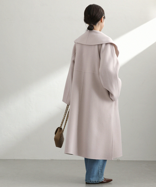 La TOTALITE（ラトータリテ）の「リバーロングコート（その他アウター・レディース・グリーン/ベージュ/ネイビー・FREE）」の11枚目の写真