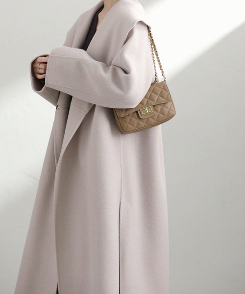 La TOTALITE（ラトータリテ）の「リバーロングコート（その他アウター・レディース・グリーン/ベージュ/ネイビー・FREE）」の15枚目の写真