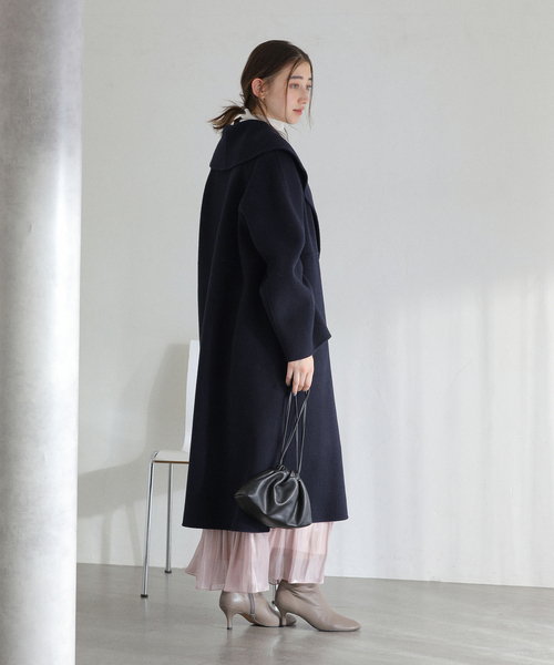 La TOTALITE（ラトータリテ）の「リバーロングコート（その他アウター・レディース・グリーン/ベージュ/ネイビー・FREE）」の20枚目の写真