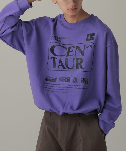 CENTAUR.KR（セントール）の「【UNISEX】CENTAUR／オールアバウトプルオーバー（ウラケ）（Tシャツ/カットソー・レディース・グレー/ブルー/ネイビー/パープル・SMALL/MEDIUM）」の4枚目の写真