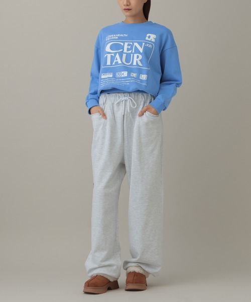 CENTAUR.KR（セントール）の「【UNISEX】CENTAUR／オールアバウトプルオーバー（ウラケ）（Tシャツ/カットソー・レディース・グレー/ブルー/ネイビー/パープル・SMALL/MEDIUM）」の5枚目の写真