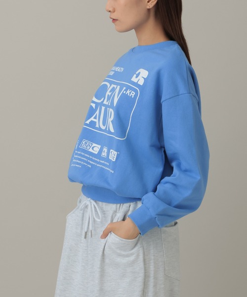 CENTAUR.KR（セントール）の「【UNISEX】CENTAUR／オールアバウトプルオーバー（ウラケ）（Tシャツ/カットソー・レディース・グレー/ブルー/ネイビー/パープル・SMALL/MEDIUM）」の8枚目の写真