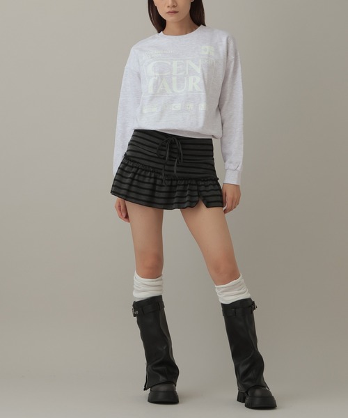 CENTAUR.KR（セントール）の「【UNISEX】CENTAUR／オールアバウトプルオーバー（ウラケ）（Tシャツ/カットソー・レディース・グレー/ブルー/ネイビー/パープル・SMALL/MEDIUM）」の10枚目の写真