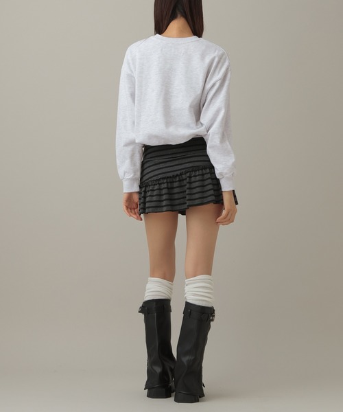 CENTAUR.KR（セントール）の「【UNISEX】CENTAUR／オールアバウトプルオーバー（ウラケ）（Tシャツ/カットソー・レディース・グレー/ブルー/ネイビー/パープル・SMALL/MEDIUM）」の12枚目の写真