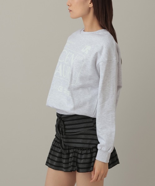 CENTAUR.KR（セントール）の「【UNISEX】CENTAUR／オールアバウトプルオーバー（ウラケ）（Tシャツ/カットソー・レディース・グレー/ブルー/ネイビー/パープル・SMALL/MEDIUM）」の14枚目の写真