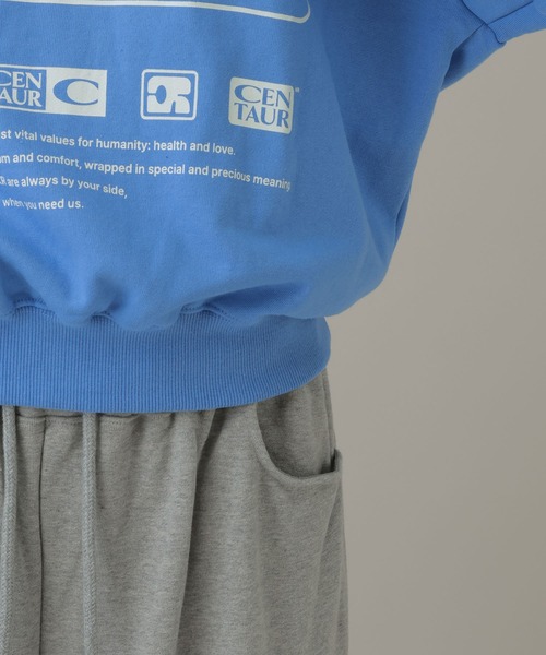 CENTAUR.KR（セントール）の「【UNISEX】CENTAUR／オールアバウトプルオーバー（ウラケ）（Tシャツ/カットソー・レディース・グレー/ブルー/ネイビー/パープル・SMALL/MEDIUM）」の22枚目の写真