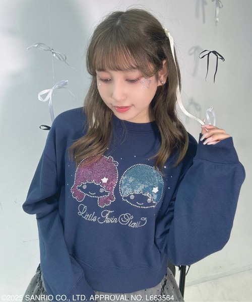 ♪キラキラ Sanrio characters ショート丈プルオーバー 【Sanrio