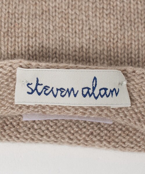 Steven Alan(スティーブンアラン)の「<Steven Alan>カシミヤ ロール グローブ(手袋・レディース・ベージュ/ネイビー・FREE)」の7枚目の写真