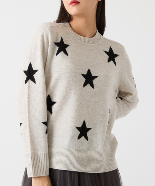 R-ISM（リズム）の「【カシミヤ100％】スターインターシャニット