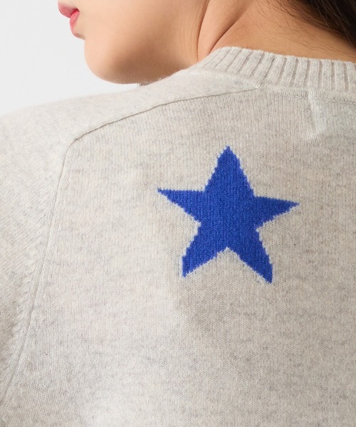 R-ISM（リズム）の「【カシミヤ100％】スターインターシャニット