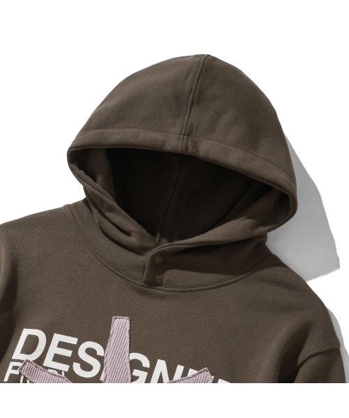 F.ILLUMINATE(フィルミネイト)の「DFAO アプリケフードパーカー-ブラウン(パーカー・レディース・その他・LARGE/SMALL/MEDIUM)」の8枚目の写真