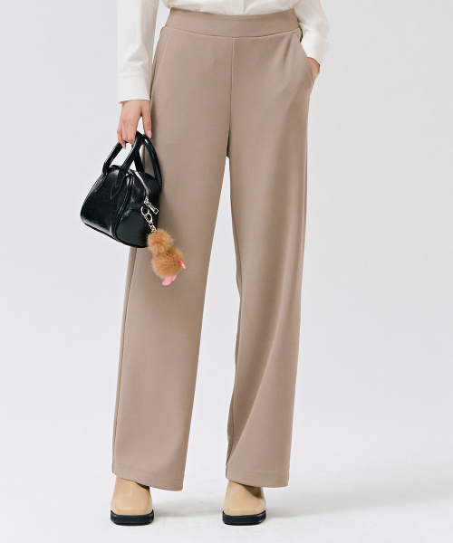 CHASECULT(チェイスカルト)の「レディースバンディングワイドパンツ-DERG2263B0X(スラックス・レディース・Beige・76/67/70)」の1枚目の写真