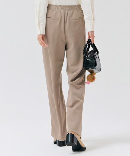CHASECULT(チェイスカルト)の「レディースバンディングワイドパンツ-DERG2263B0X(スラックス・レディース・Beige・76/67/70)」の3枚目の写真
