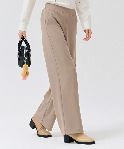 CHASECULT(チェイスカルト)の「レディースバンディングワイドパンツ-DERG2263B0X(スラックス・レディース・Beige・76/67/70)」の4枚目の写真