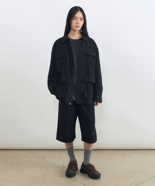 INSILENCE(インサイロンス)の「ライトウェイトフィールドジャケット BLACK(デニムジャケット・レディース・その他・MEDIUM/LARGE)」の2枚目の写真
