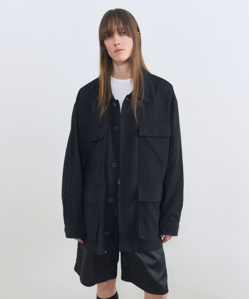 INSILENCE(インサイロンス)の「ライトウェイトフィールドジャケット BLACK(デニムジャケット・レディース・その他・MEDIUM/LARGE)」の5枚目の写真